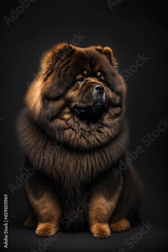 Black gold Chow Chow