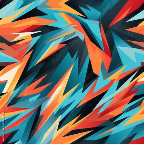 Wallpaper Mural colorful geometric texture seamless  Torontodigital.ca