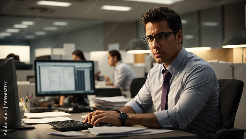 © Amir.A.Berenji - Upset employee in the office © Amir.A.Berenji - Upset employee in the office