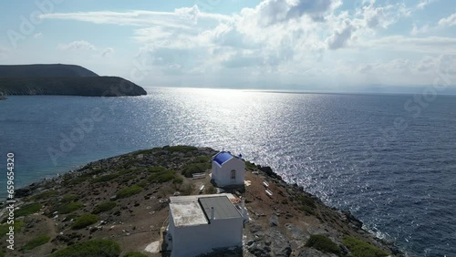 Dia, Greek island of Crete. The island is 5 km long, 3 km wide and is located approximately 13 km north of Heraklion.
Area: 11.91 km²
Population: 2 (2001)