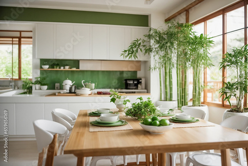 Japanese style kitchen interior © tanya78