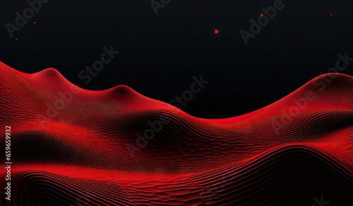 futuristic abstract black and red background, another planet