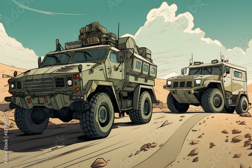 vehicle reinforcement for war