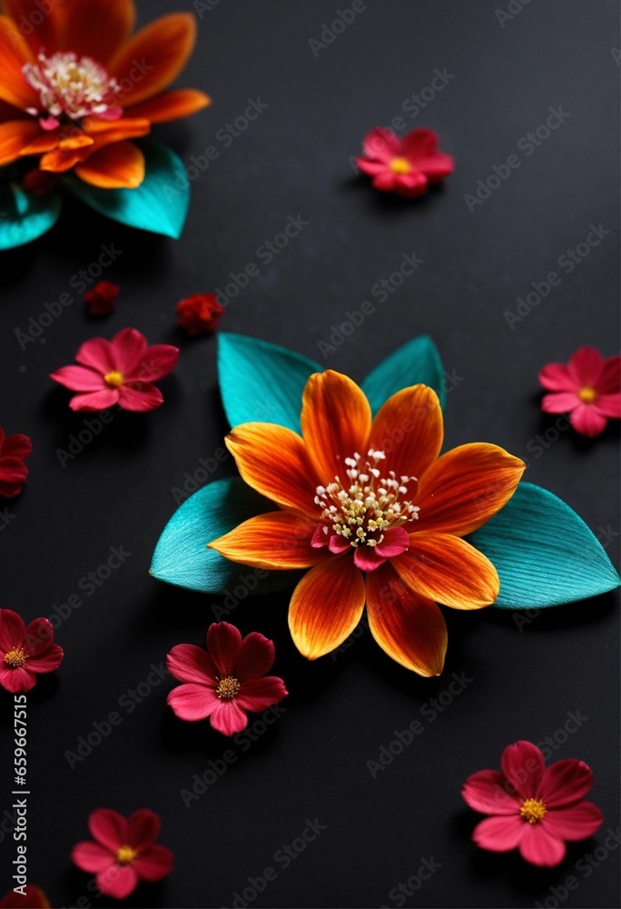 red and yellow flower red and yellow flower