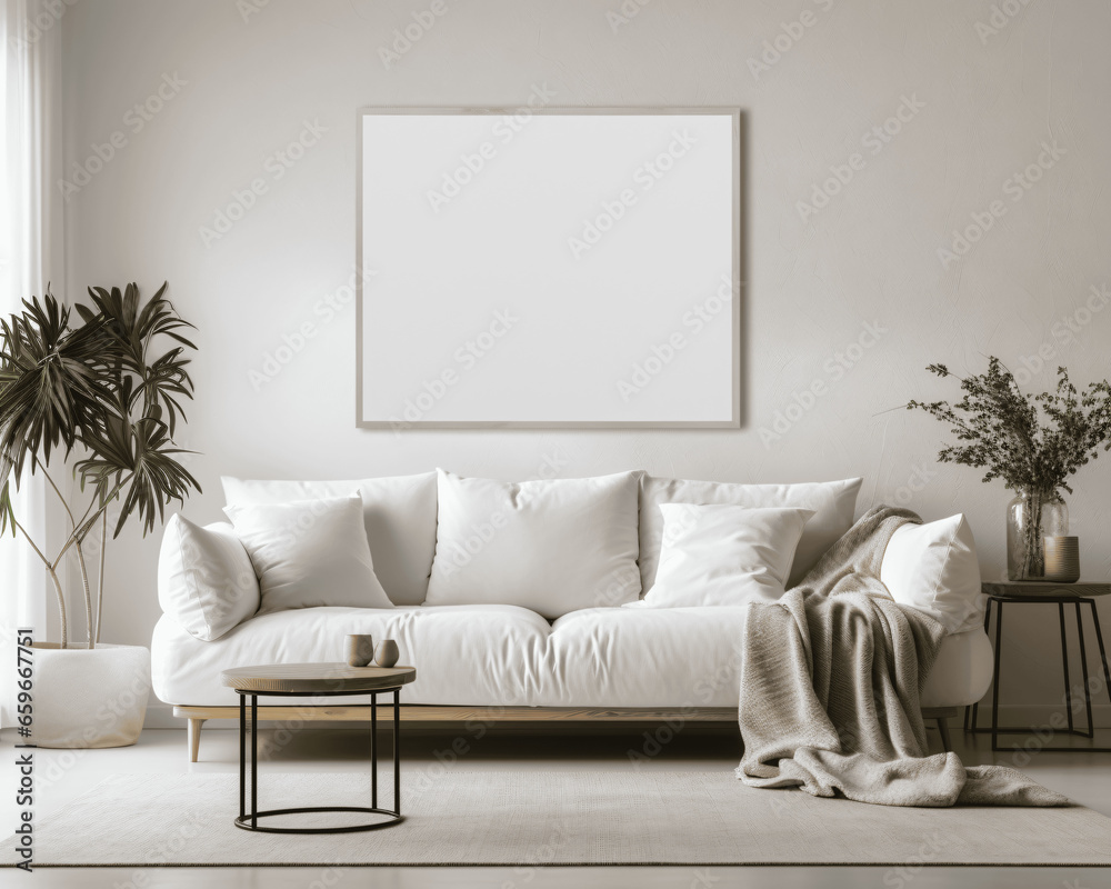 Blank white picture frame for living room seating area
Blank white picture frame for living room seating area