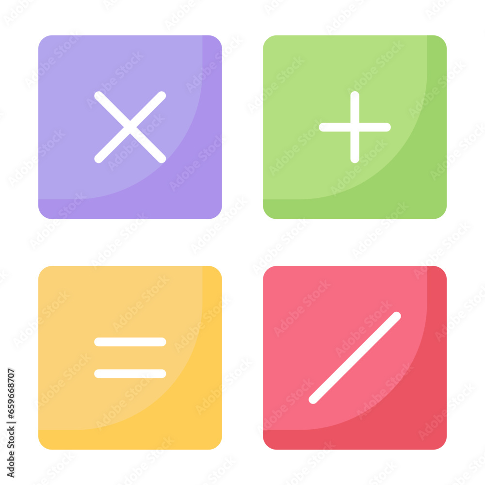Calculator Flat Icon Calculator Flat Icon