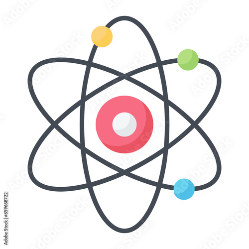 Nuclear Flat Icon