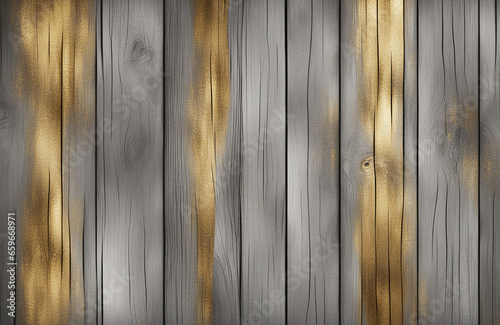 Abstract gray and gold texture art background. old wood texture