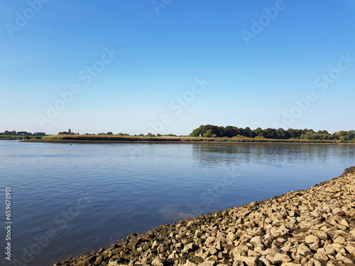 an der bunthäuser spitze bei hamburg moorwerder photo