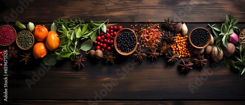 Herbs and Spices Background