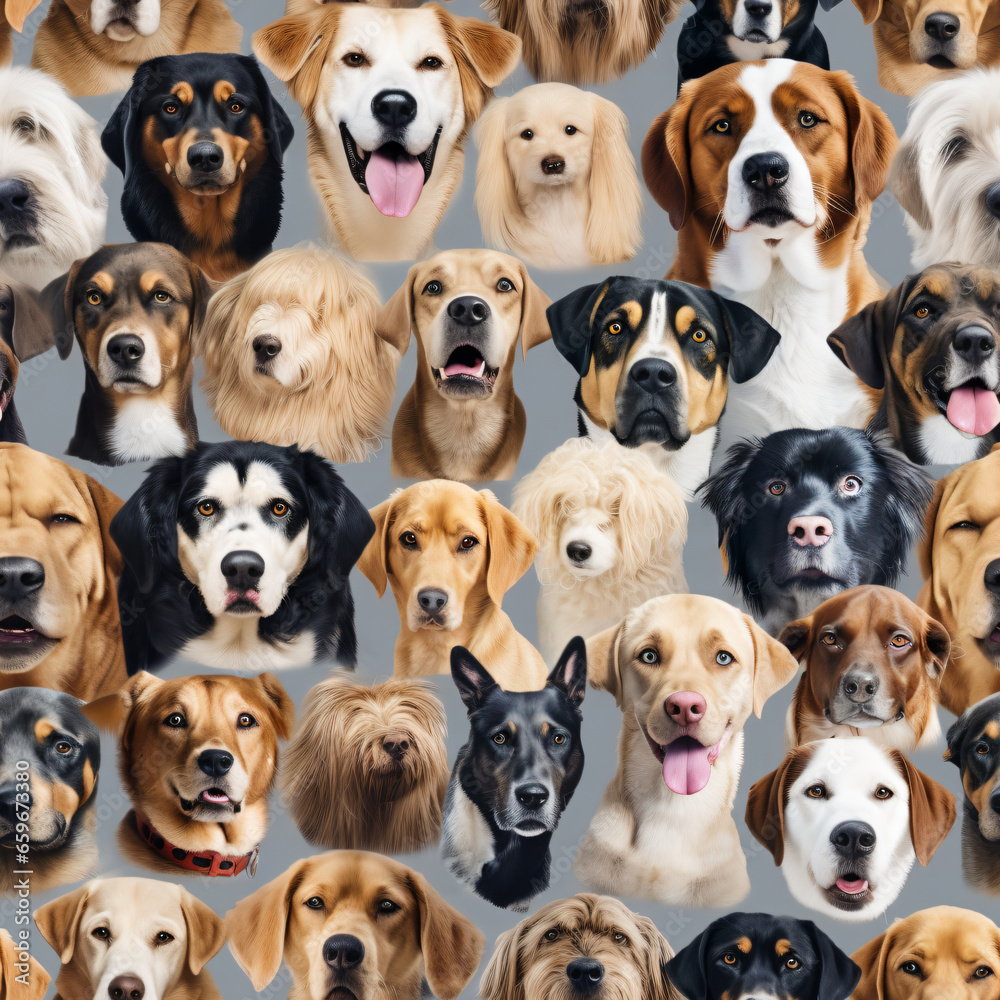 seamless repeatable dogs pattern seamless repeatable dogs pattern