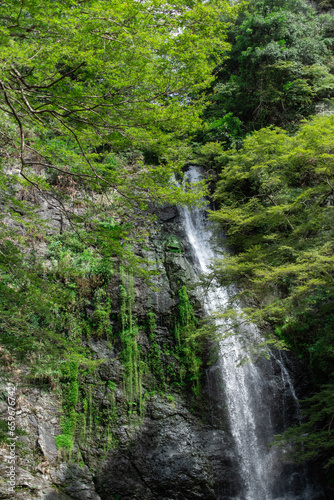 Minoh Falls, Osaka, Japan in summer