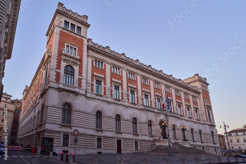Palazzo Montecitorio, seat of the Italian Parliament in Rome 