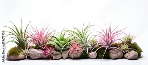 Tillandsia without soil with water sunlight and airflow