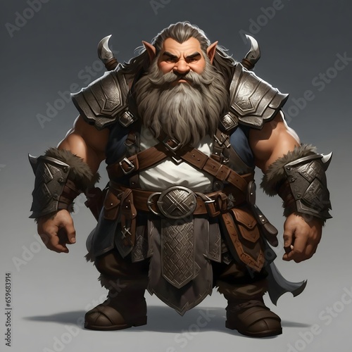 A Fantasy Illustration Of The Old Man Fantasy Warrior AI Generative