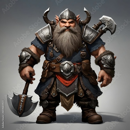 A Fantasy Illustration Of The Old Man Fantasy Warrior AI Generative