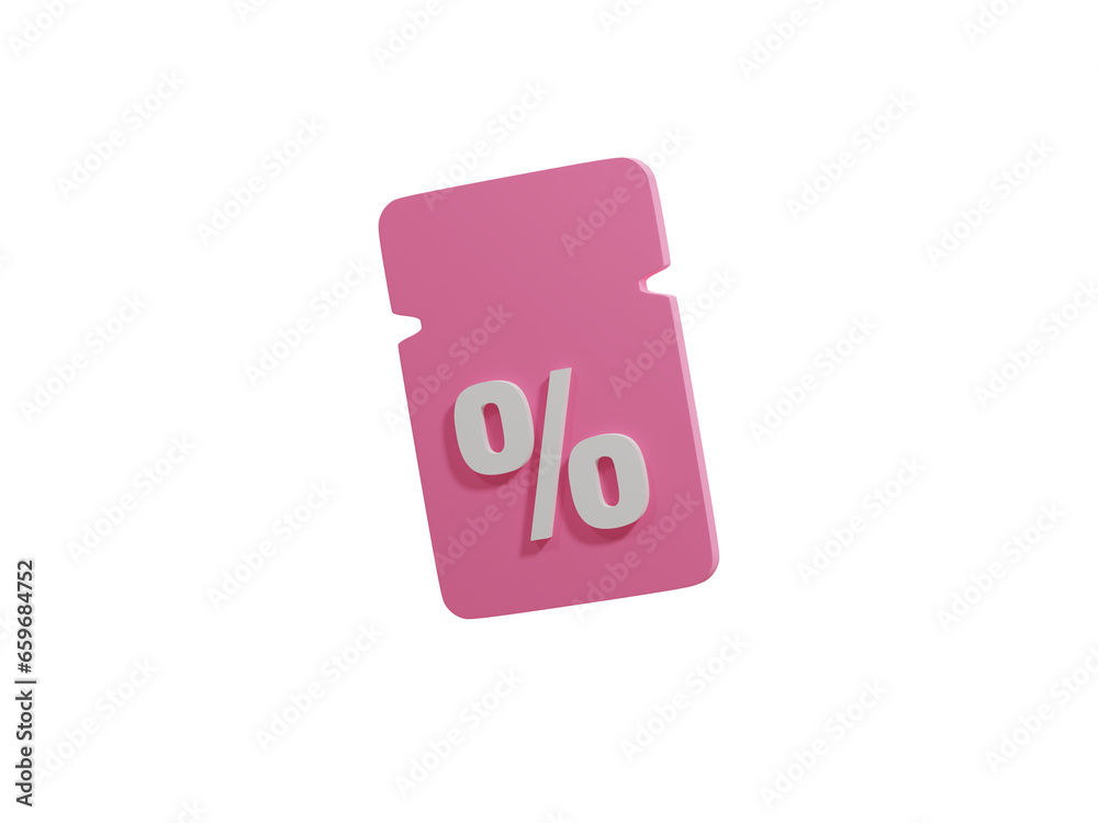 3d cartoon design illustration of Discount code. Use for shopping online marketing for graphic element, Advertising marketing promotion concept. 3d render illustration PNG. 3d cartoon design illustration of Discount code. Use for shopping online marketing for graphic element, Advertising marketing promotion concept. 3d render illustration PNG.