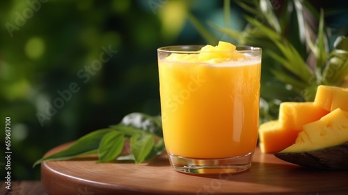 glass of orange juice