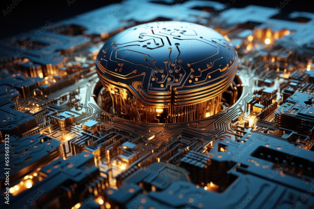Real Brain Powered Computer The human brain as the core of knowledge and intelligence center ...