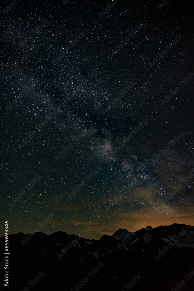 Milky Way in the austrian alps