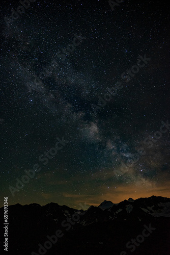 Milky Way in the austrian alps