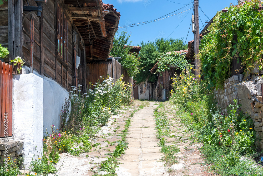 Nineteenth century houses in town of Kotel, Bulgaria Nineteenth century houses in town of Kotel, Bulgaria