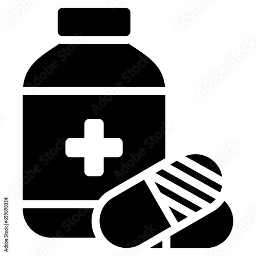 Pharmacy Glyph Icon