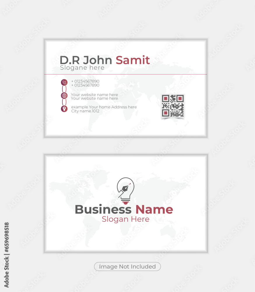 Abstract Business Card Design Template
This business card template is fully editable and customizable. You can change colors, texts, fonts 
