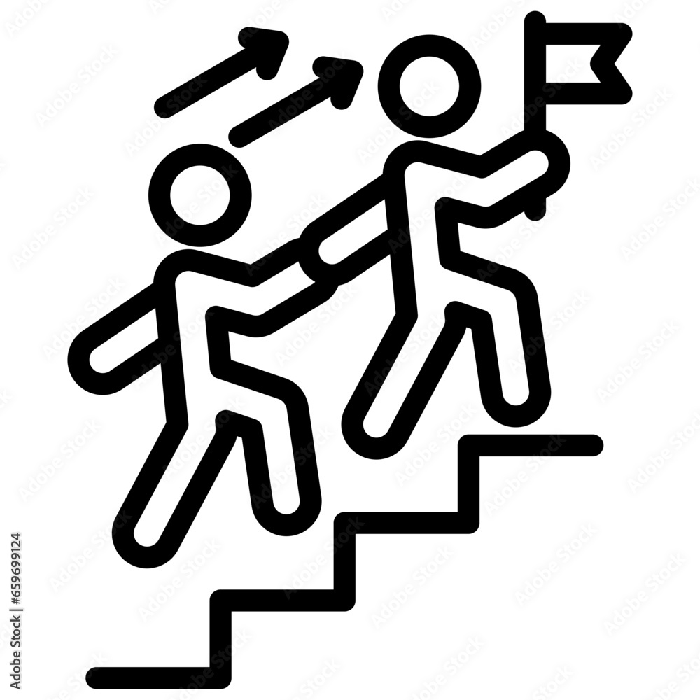 Leadership Outline Icon