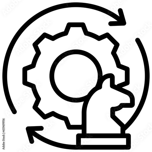 Strategy Outline Icon