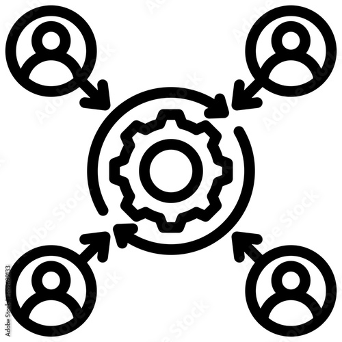 Integration Outline Icon