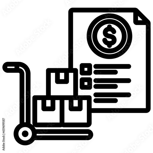 Purchase Order Outline Icon