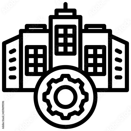 Companies Outline Icon