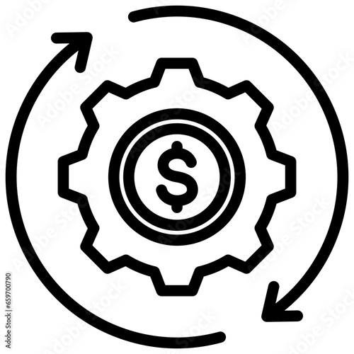 Monetary Outline Icon