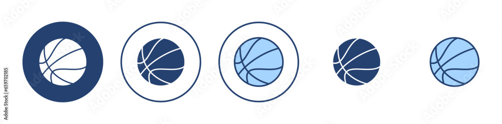 Basketball icon vector. Basketball ball sign and symbol Basketball icon vector. Basketball ball sign and symbol