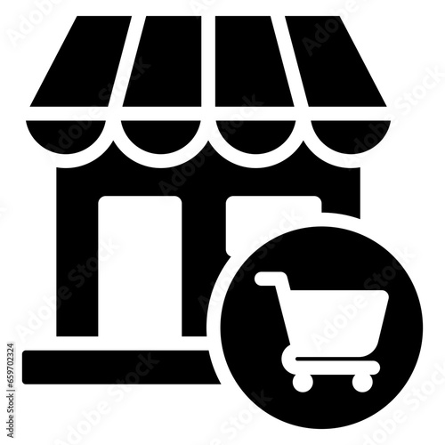 Retailer Glyph Icon