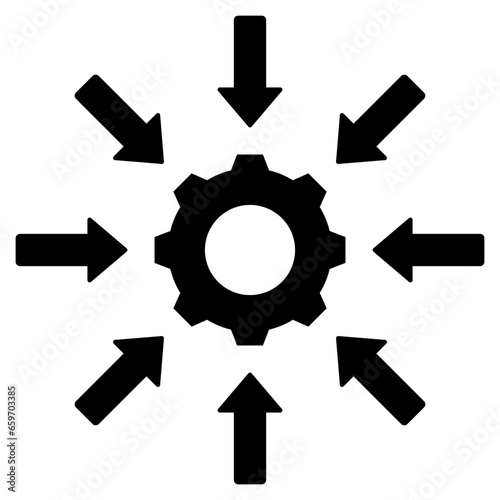 Concentrated Glyph Icon