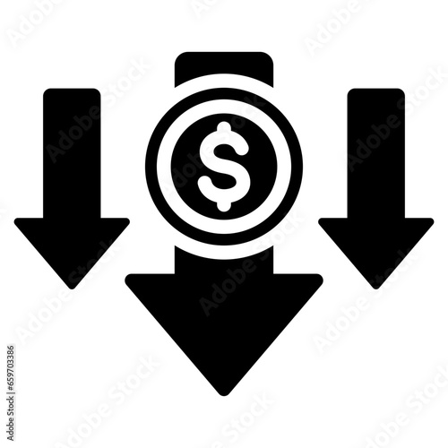 Low Price Glyph Icon