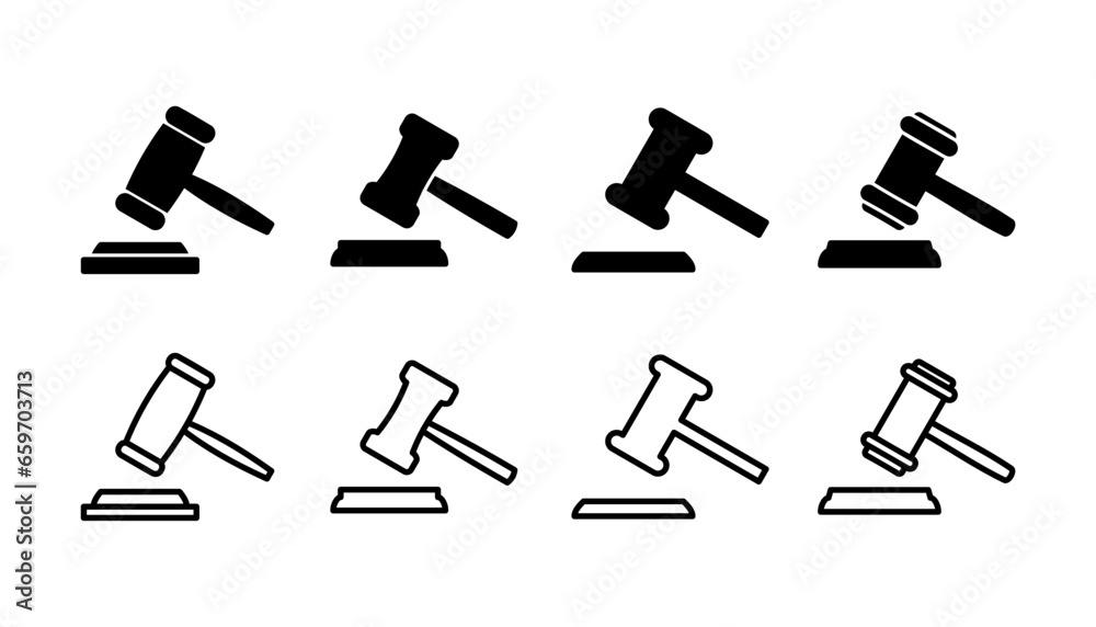 Gavel icon vector. judge gavel icon. auction hammer Gavel icon vector. judge gavel icon. auction hammer