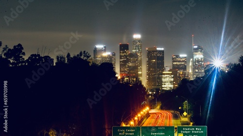 Canvas Print Downtown view
