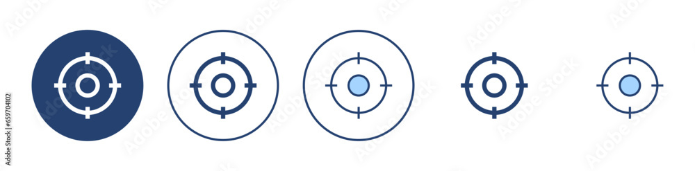Target icon vector. goal icon vector. target marketing sign and symbol Target icon vector. goal icon vector. target marketing sign and symbol