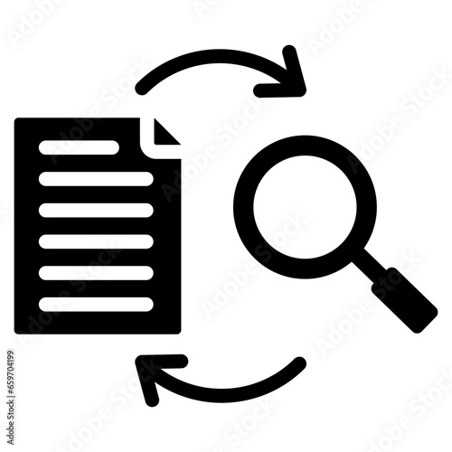 Iterative Glyph Icon