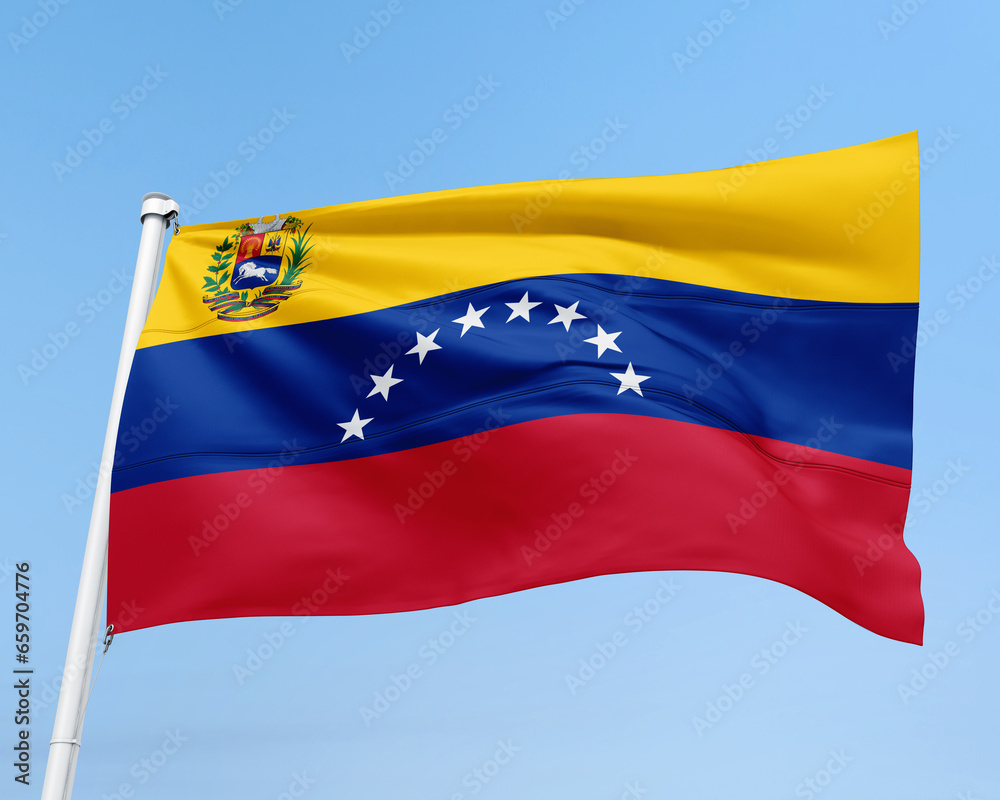 Fototapeta premium FLAG OF THE COUNTRY VENEZUELA