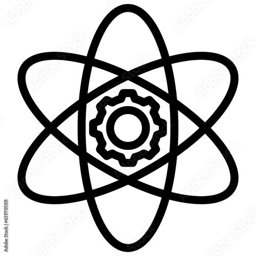 Science Outline Icon