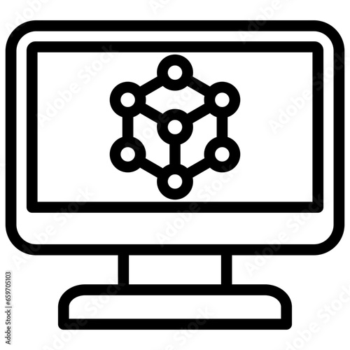 Simulation Outline Icon