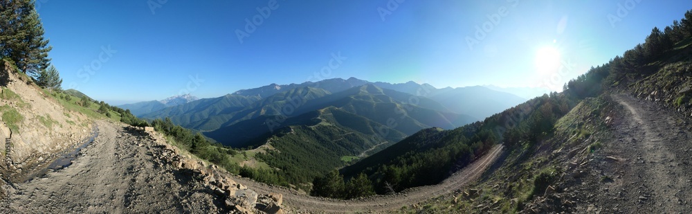 Naklejka premium Panorama