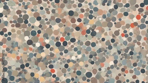 Whimsical Dots__Craft a pattern of delicate, hand-drawn dots varying slightly in size and spacing3