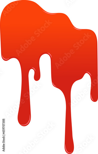 blood drop vector halloween decoration