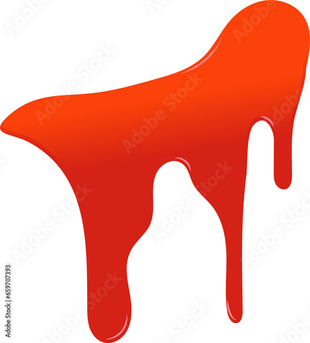 blood drop vector halloween decoration