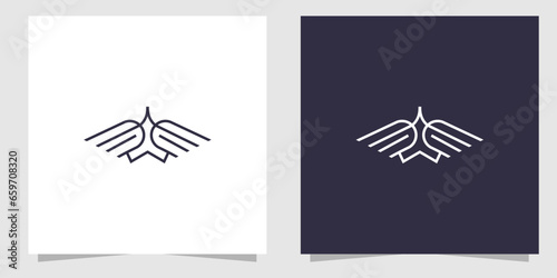 eagle line logo design